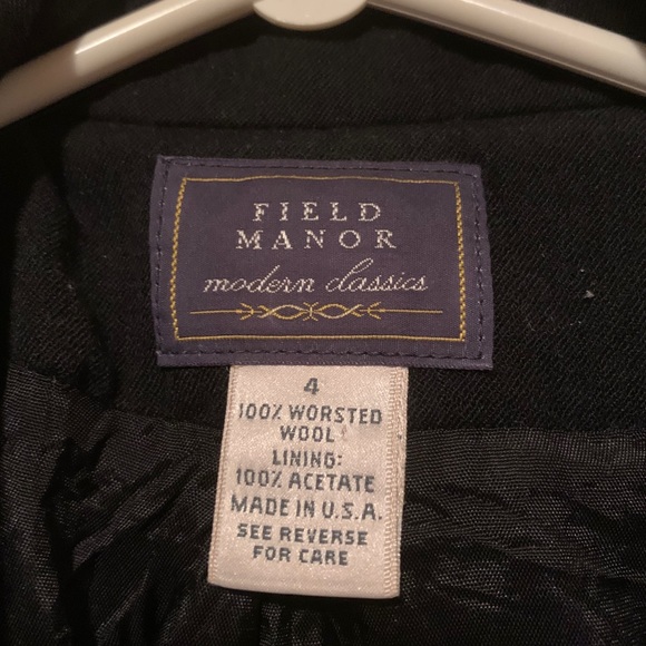 100% Wool Black Blazer - Picture 5 of 5